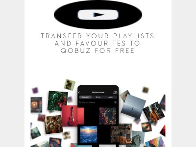 Transfer your playlists and favourites to Qobuz for free