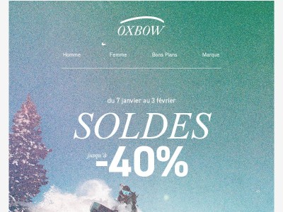 SOLDES : Remises jusqu’à -40% : Top départ !