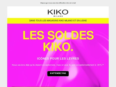 Produits iconiques pour les lèvres en soldes ! 💋