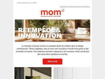 Design, réemploi et innovation à découvrir ...