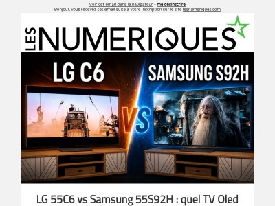 LG 55C6 vs Samsung 55S92H : quel TV Oled milieu de gamme est le plus convaincant ?