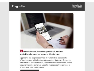 Chery arrive en France - Le rapport d'historique, atout des VO - Volkswagen accélère sur la formation