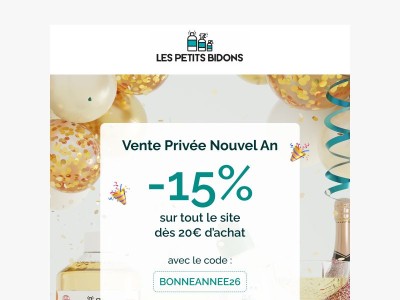 Vente Privée spéciale Nouvel An ✨