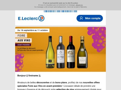 [Foire aux Vins] Notre sélection en avant-première ! 🍇