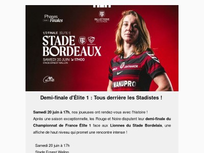 Assistez à la demi-finale d'AXA Elite 1 !