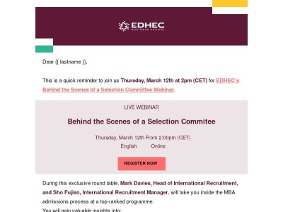 What really happens in an MBA Selection Committee?