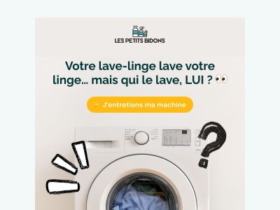 Opération machine propre ✨