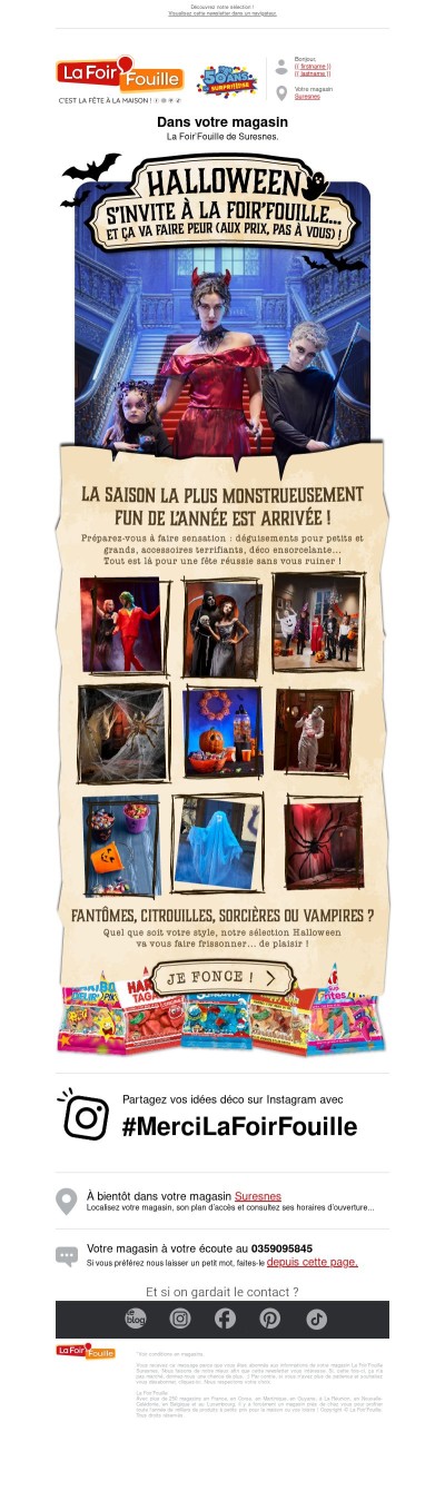 Halloween s'invite à La Foir'Fouille  👻