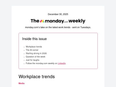 Starting strong in 2026