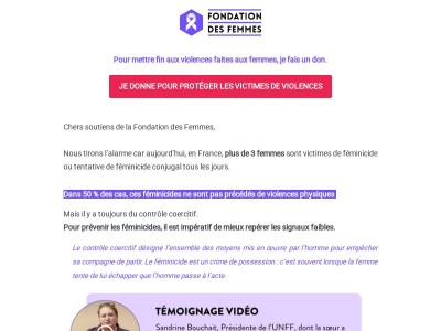 Féminicides : agissez pour sauver des vies et protéger les enfants