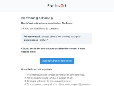 Bienvenue sur Pier Import