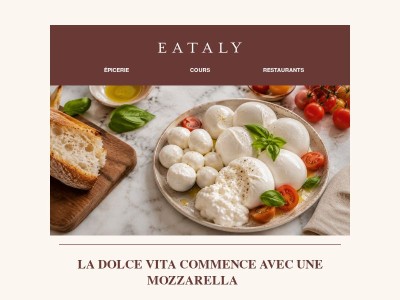 La mozzarella : un goût d’Italie à savourer tout l’été ☀️