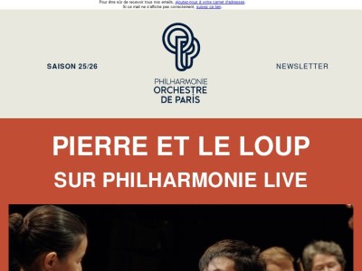 L'Orchestre de Paris au coin du feu​