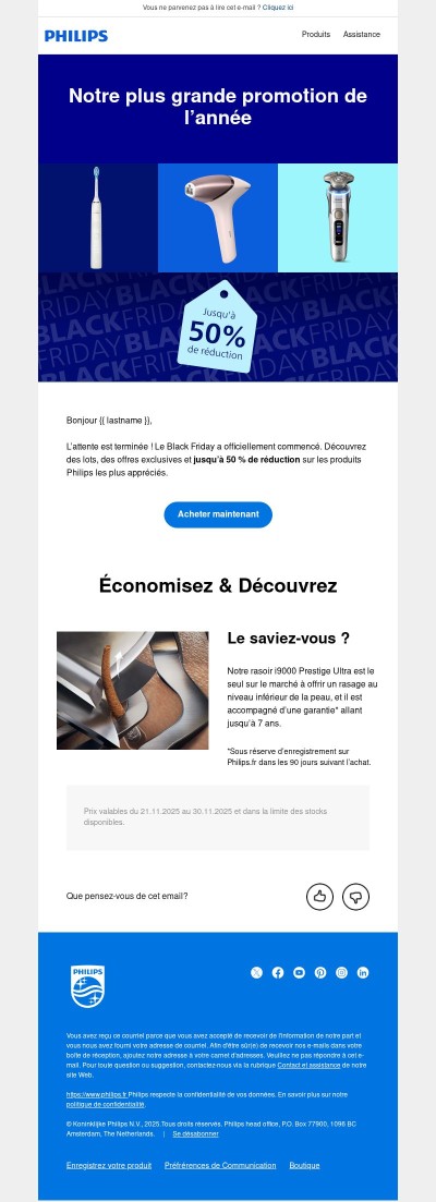 Le Black Friday est arrivé : Jusqu’à 50 % de réduction 🖤