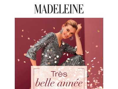 MADELEINE vous souhaite une très belle année 2026 !