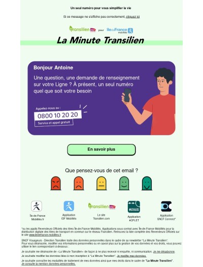 Nouveauté pour les Franciliens, c'est LE numéro de téléphone à retenir 📞