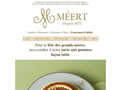 💛 Succombez à notre tarte spéciale pour la fête des grands-mères !