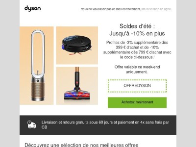 Soldes d'été: jusqu'à -10% en plus !