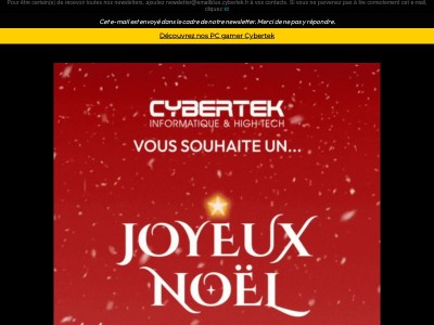 Cybertek te souhaite un Joyeux Noël 🌟