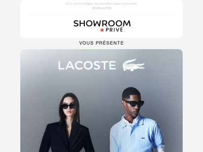 LACOSTE est de retour ! Craquez pour élégance sportive à prix privés 🐊