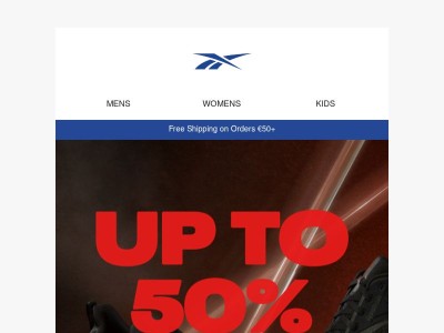 Up to 50% off gear that keeps you going