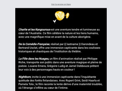 La semaine du 22 juillet au cinéma