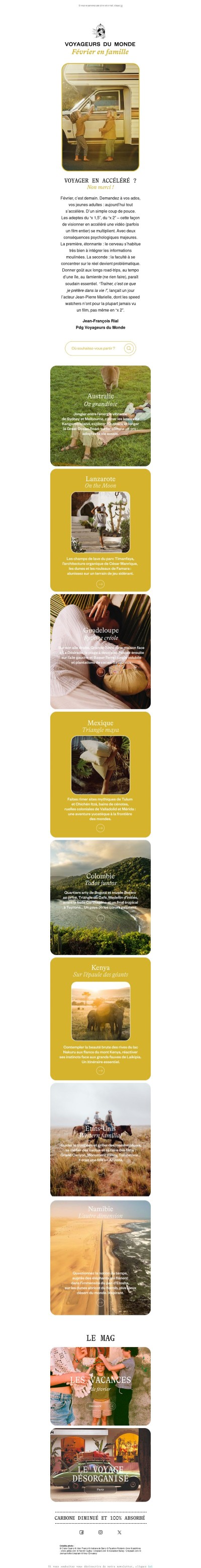 🌍 Voyager en accéléré ? Non merci !