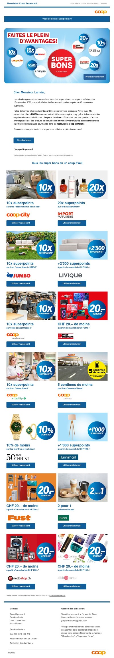 🤩 15 Super bons avec des rabais exceptionnels