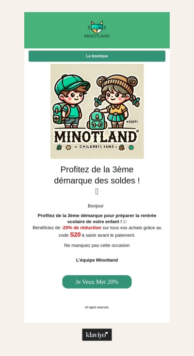 Profitez de la 3ème démarque des soldes !