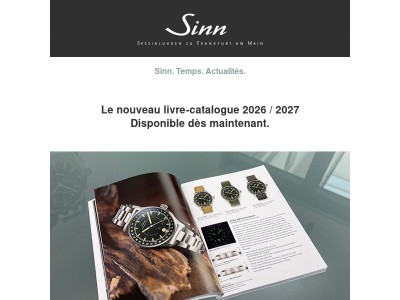 Le nouveau catalogue 2026 / 2027