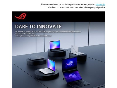 [ROG] CES 2026 ✨ Le futur du gaming commence ici !