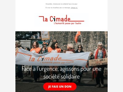 Face à la peur, choisissons l'espoir