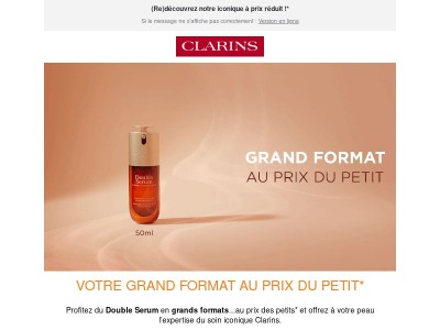 Votre Double Serum grand format au prix du petit !