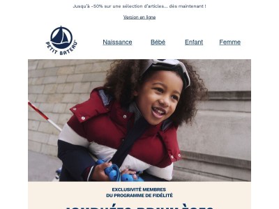 C’est parti ! Les Journées Privilèges jusqu'à -50% commencent 🎉