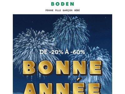 De -20% à -60% pour fêter ça !