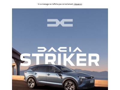 M {{ lastname }}, cet été faites le plein de nouveautés chez Dacia