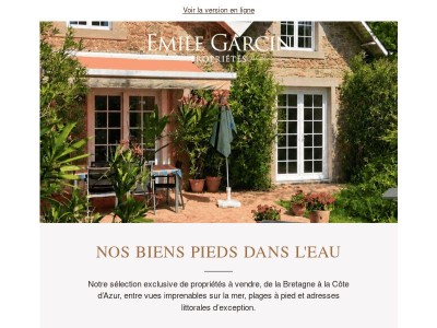 🌊 Sélection exclusive : nos biens pieds dans l'eau à vendre