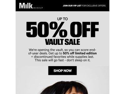 We're opening the vault.