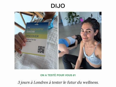 On est parties à Londres tester le futur du wellness.