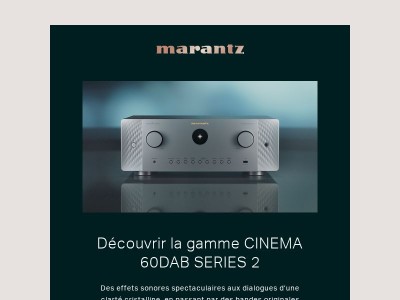 Découvrir la gamme CINEMA 60DAB SERIES 2