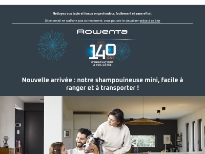 Nouveau : Shampouineuse Clean It Compact !