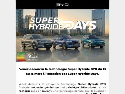 Super Hybride Days : découvrez la nouvelle génération d’hybride