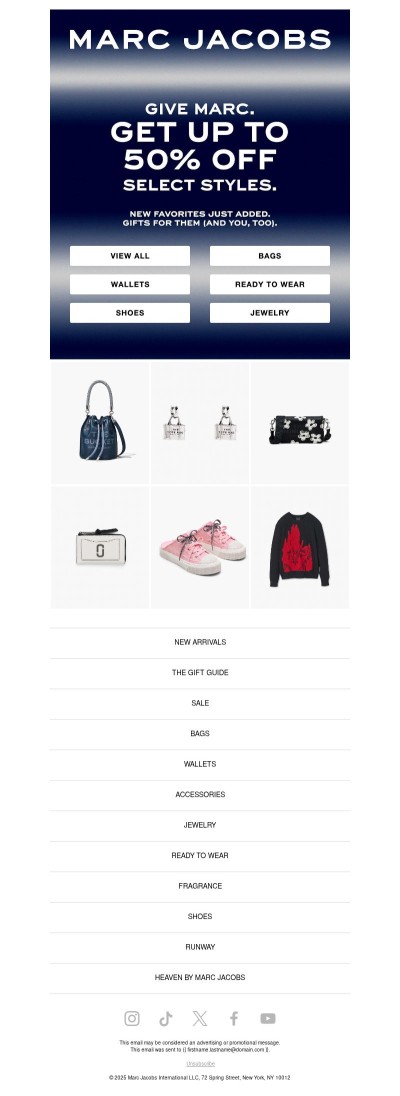 UP TO 50% OFF 🚨 Your Must-Haves Won’t Wait