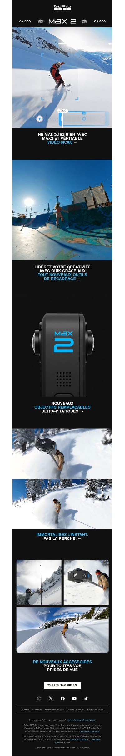 UN MAX D’ANGLES DE VUE EN 360