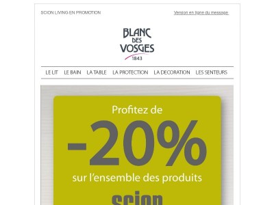 PROMOTION Scion Living -20% sur toute la collection !