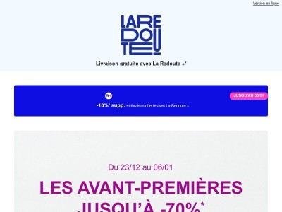 Les avant-premières : jusqu’à -70% dès 2 sur la mode 🤩