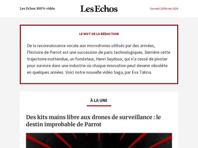 Le destin improbable de Parrot