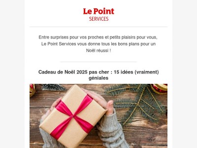 🎄En panne d'idées cadeaux à J-5 avant Noël ? Nos experts vous aident !