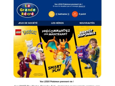 Vos LEGO Pokémon prennent vie ! ⚡