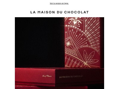 C'est déjà Noël à La Maison du Chocolat !